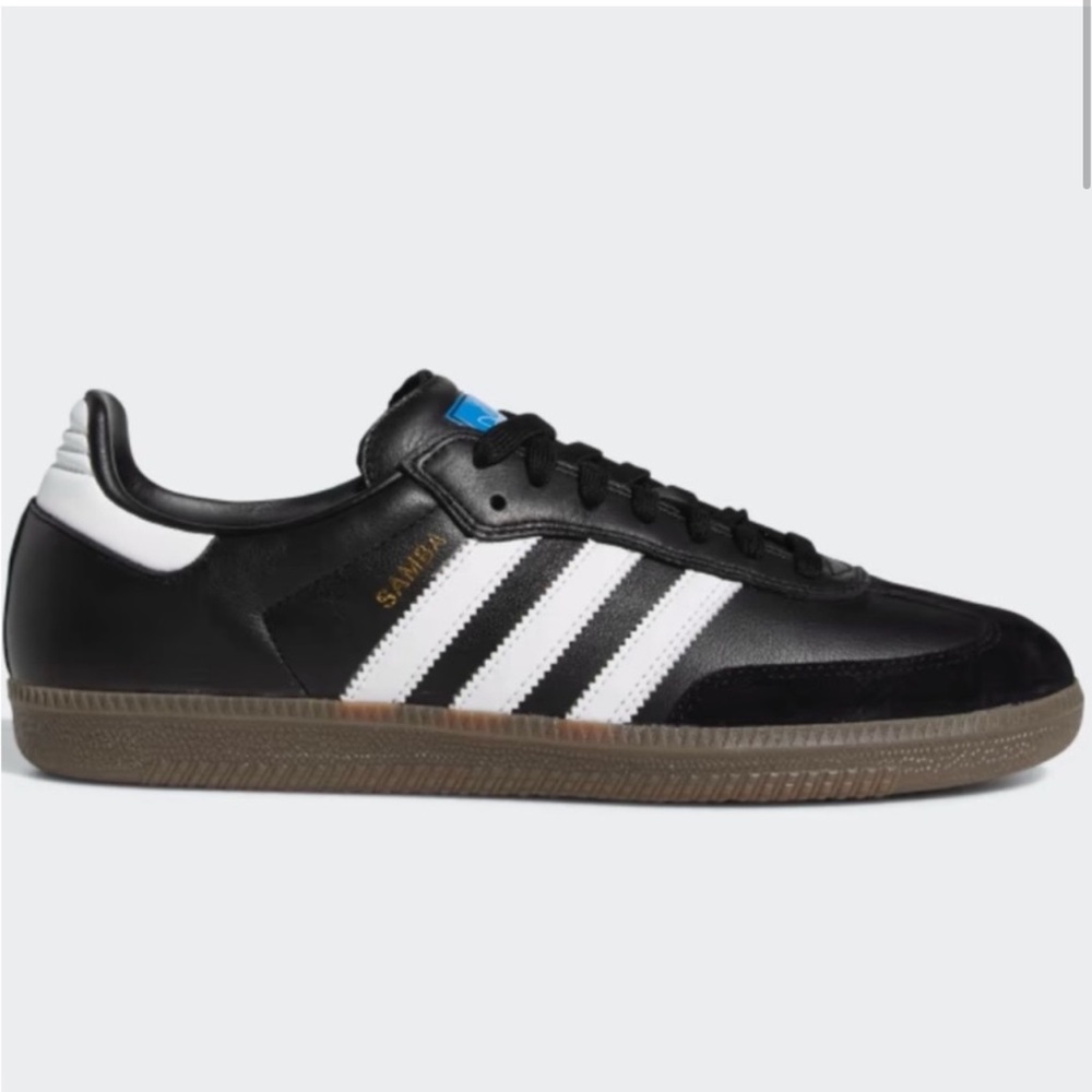 Samba Vegan size 8.5 men’s black white adidas